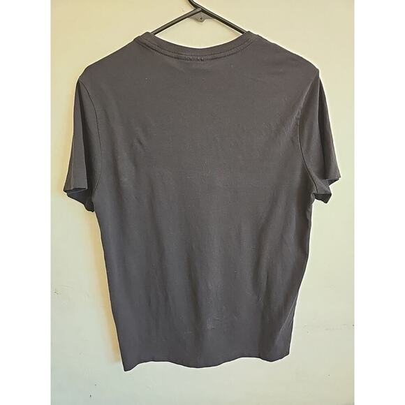 Michael Kors Mens Cotton Blend MK Logo Crew Neck T Shirt Black Small - Picture 4 of 7